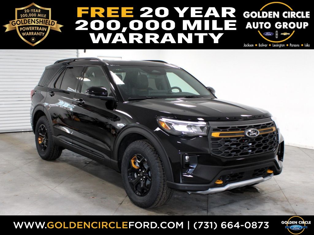Agate Black Metallic 2026 Ford Explorer SUV / Crossover All-Wheel Drive Automatic