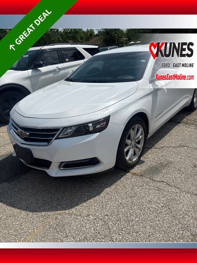 Summit White 2020 Chevrolet Impala Sedan Front-Wheel Drive 6-Speed Automatic Overdrive