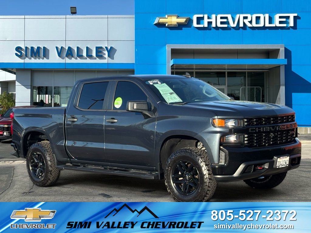 Shadow Gray Metallic 2020 Chevrolet Silverado 1500 Pickup Truck Four-Wheel Drive 6-Speed Automatic Overdrive