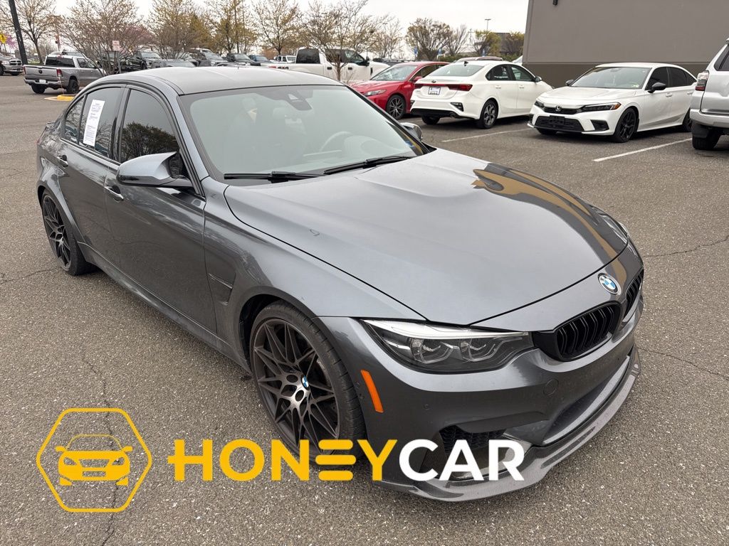 Gray (Mineral Grey Metallic) 2018 BMW M3 Sedan RWD Sedan Rear-Wheel Drive 6-Speed Manual