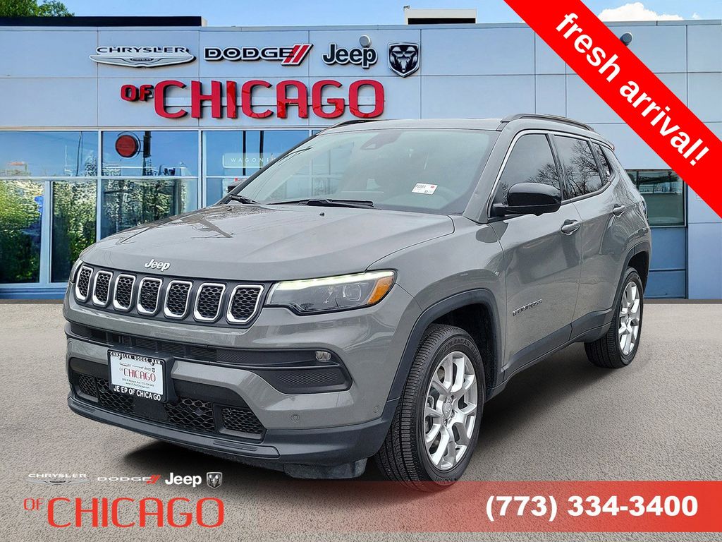 Sting-Gray Clearcoat 2024 Jeep Compass Latitude Lux 4WD SUV / Crossover Four-Wheel Drive 8-Speed Automatic