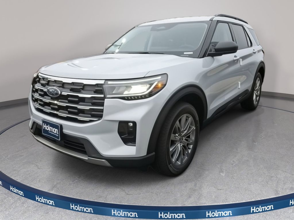 Space White Metallic 2026 Ford Explorer Active AWD SUV / Crossover All-Wheel Drive Automatic