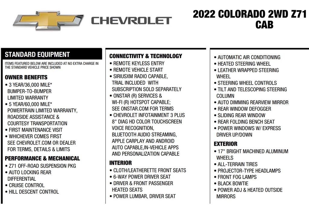 2022 Chevrolet Colorado Z71 photo
