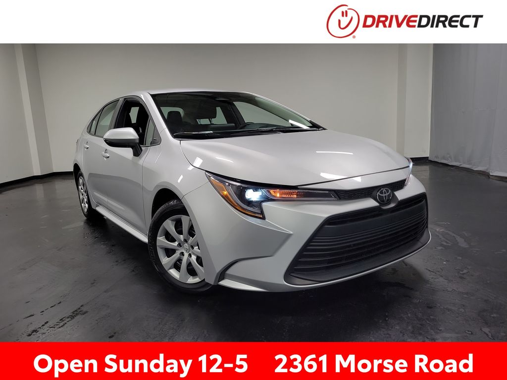 Classic Silver Metallic 2026 Toyota Corolla LE FWD Sedan Front-Wheel Drive Continuously Variable Transmission