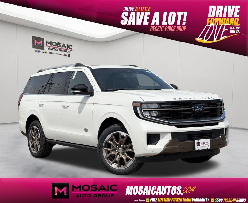 Star White Metallic Tri-Coat 2026 Ford Expedition SUV / Crossover Four-Wheel Drive Automatic