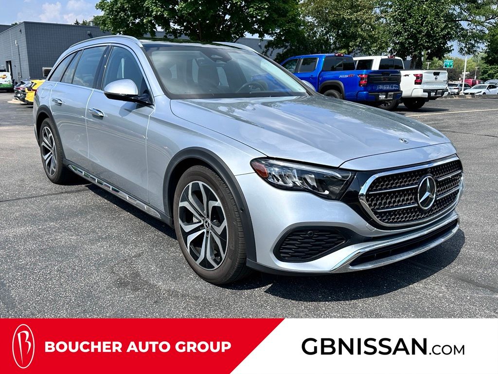 Silver 2025 Mercedes-Benz E-Class All-Terrain Wagon All-Wheel Drive 9-Speed Automatic