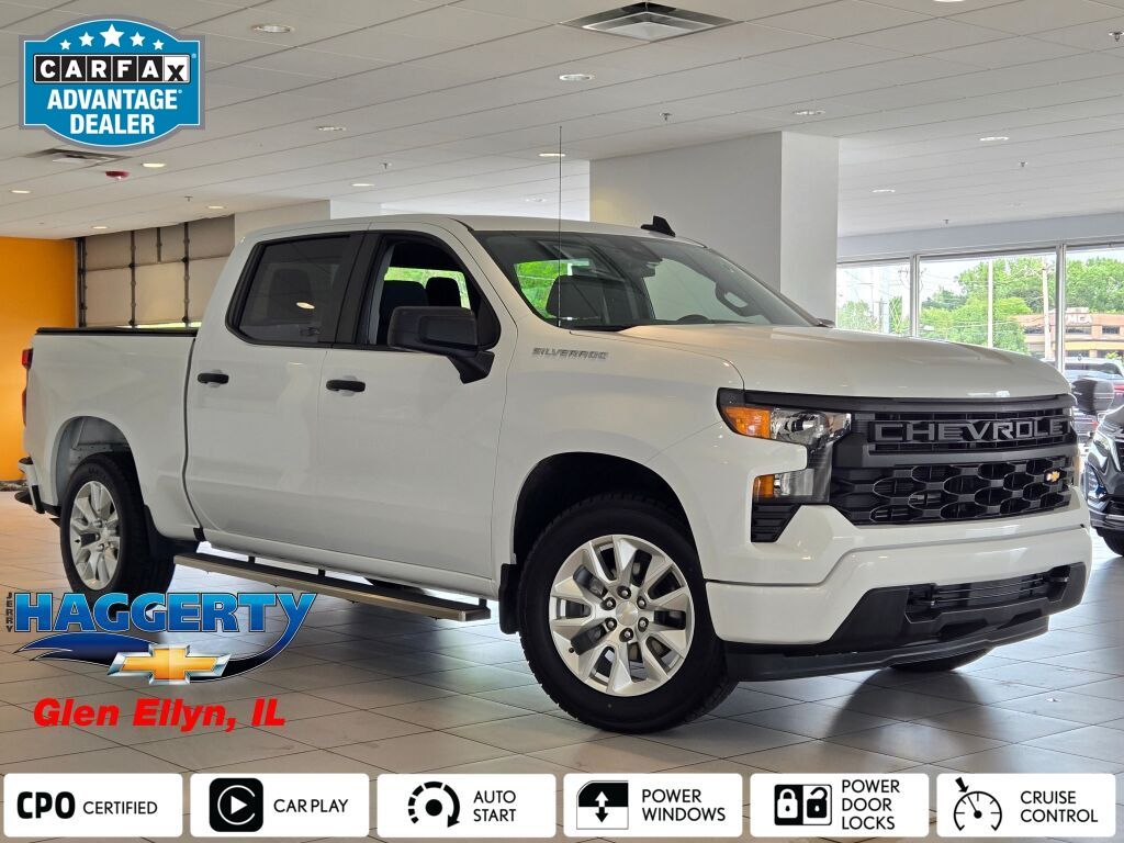 Summit White 2023 Chevrolet Silverado 1500 Pickup Truck 4X2 8-Speed Automatic