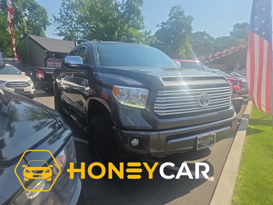 Gray 2017 Toyota Tundra Pickup Truck Four-Wheel Drive Automatic