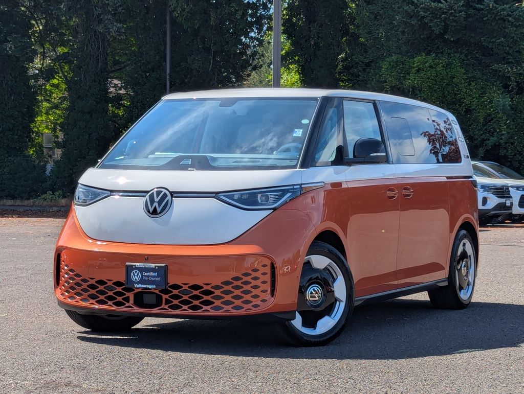 Orange 2025 Volkswagen ID.Buzz Minivan All-Wheel Drive Automatic