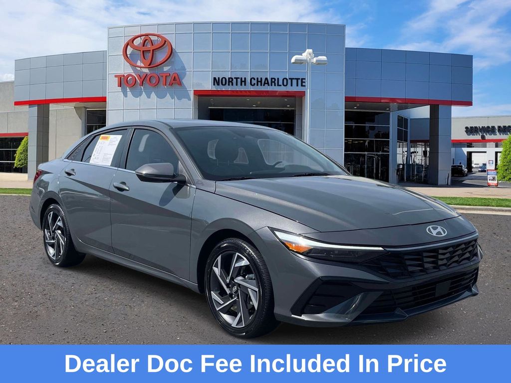 Ecotronic Gray 2025 Hyundai Elantra Hybrid Sedan Front-Wheel Drive 6-Speed Dual Clutch