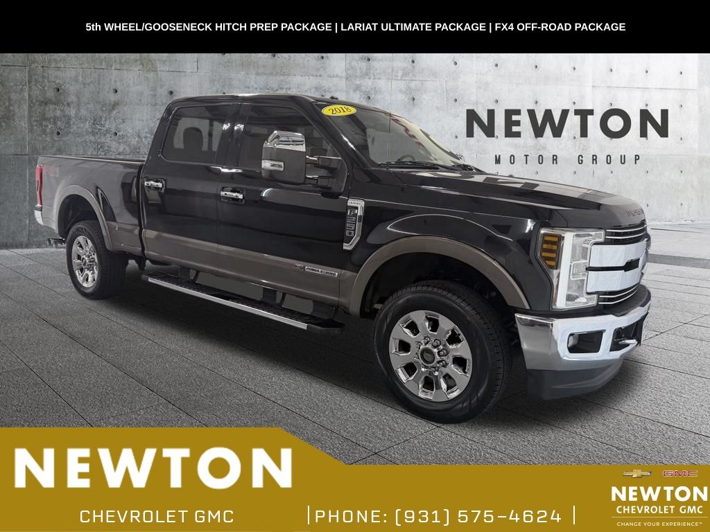 Black 2018 Ford F-250 Super Duty Pickup Truck Four-Wheel Drive 6-Speed Automatic