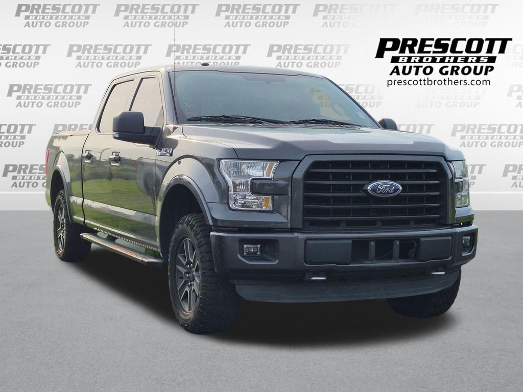 Gray 2016 Ford F-150 Pickup Truck Four-Wheel Drive 6-Speed Automatic