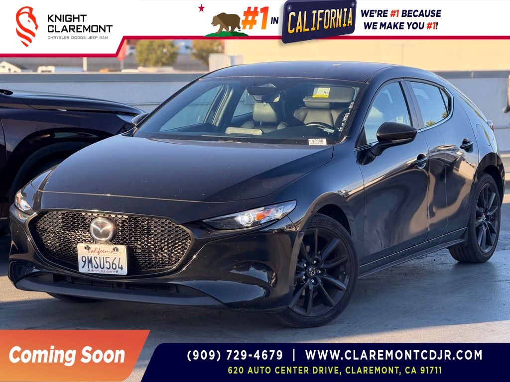 Jet Black Mica 2025 Mazda MAZDA3 Hatchback Front-Wheel Drive 6-Speed Automatic