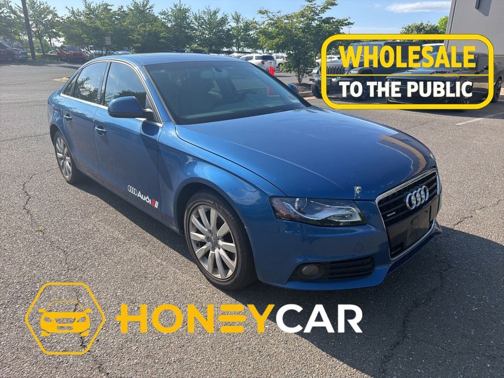 Blue 2009 Audi A4 3.2 quattro Premium Plus Sedan AWD Sedan All-Wheel Drive 6-Speed Automatic