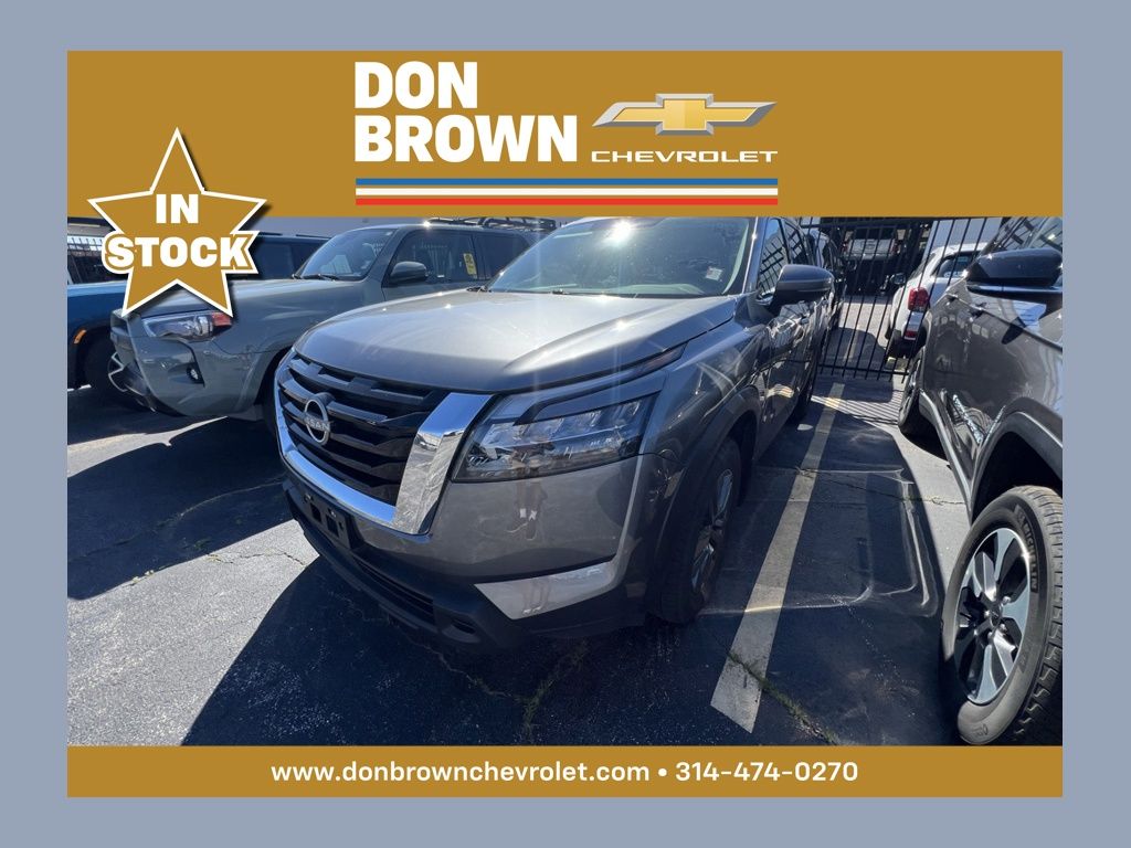 Gray (Gun Metallic) 2024 Nissan Pathfinder SV FWD SUV / Crossover Front-Wheel Drive 9-Speed Automatic