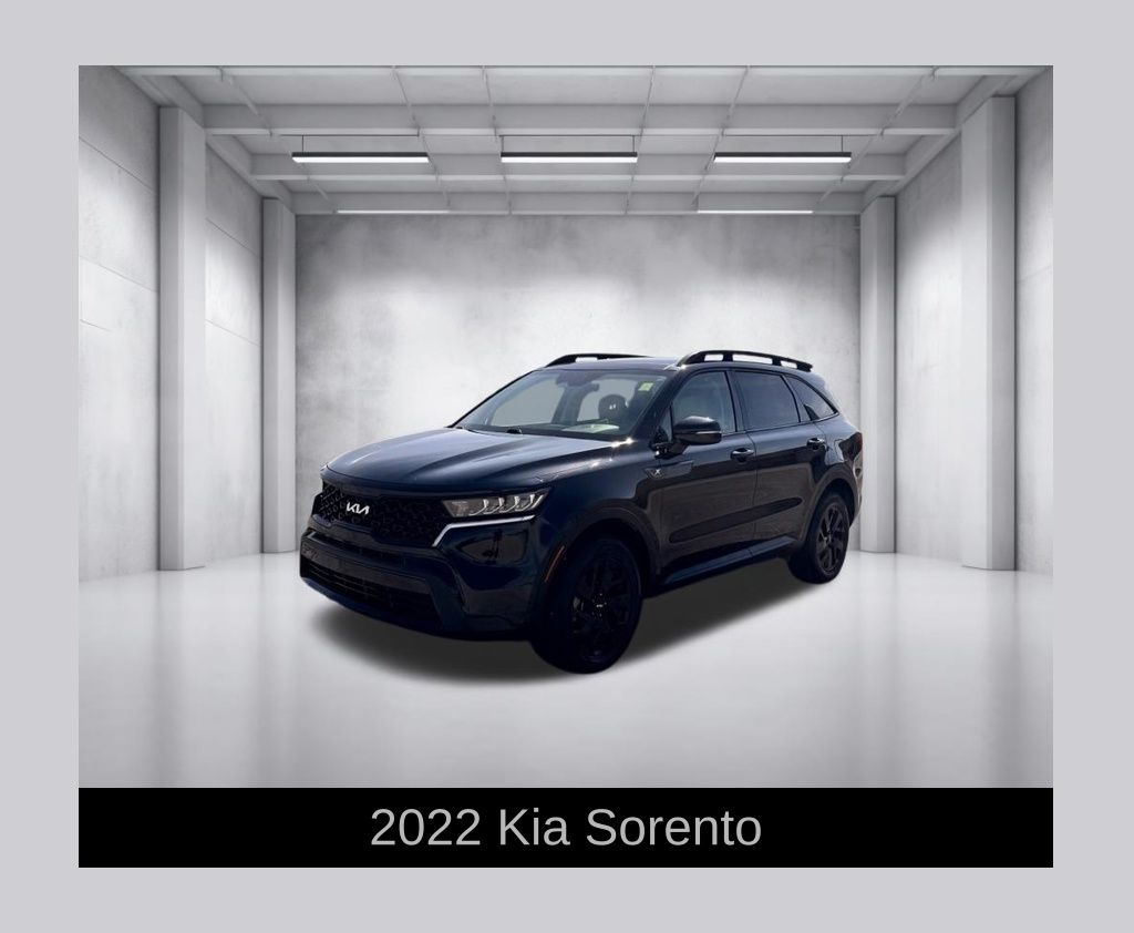 Ebony Black 2022 Kia Sorento SUV / Crossover All-Wheel Drive 8-Speed Automatic