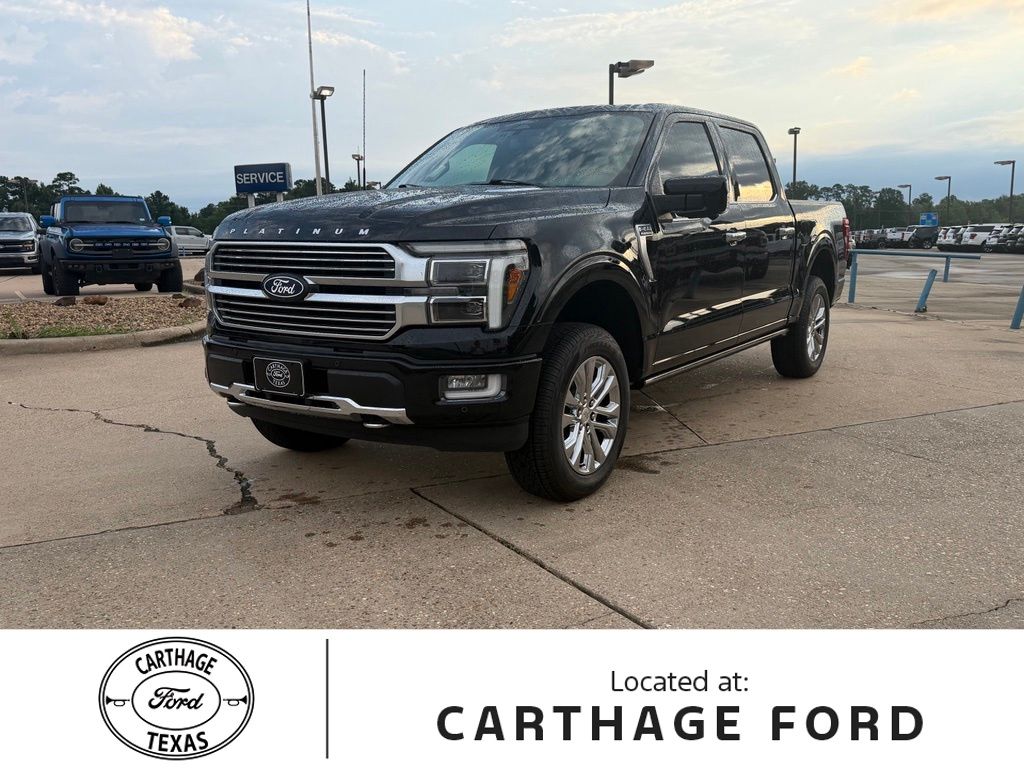 Black Metallic 2024 Ford F-150 Pickup Truck Four-Wheel Drive Automatic