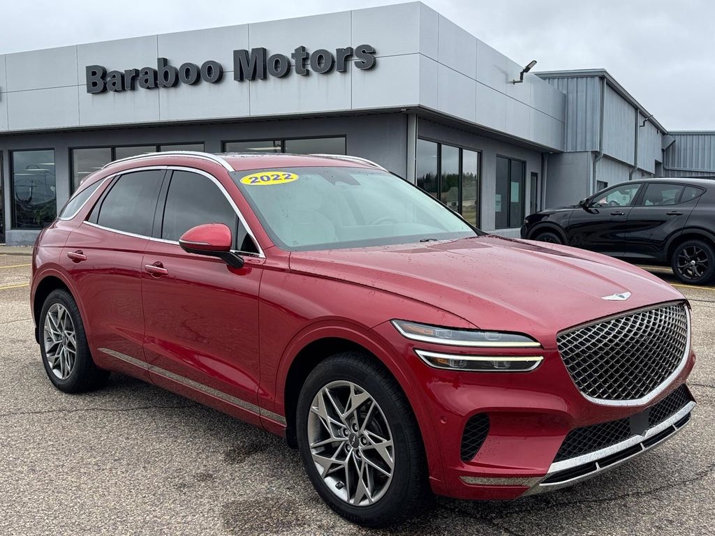 Mauna Red 2022 Genesis GV70 2.5T AWD SUV / Crossover All-Wheel Drive 8-Speed Automatic