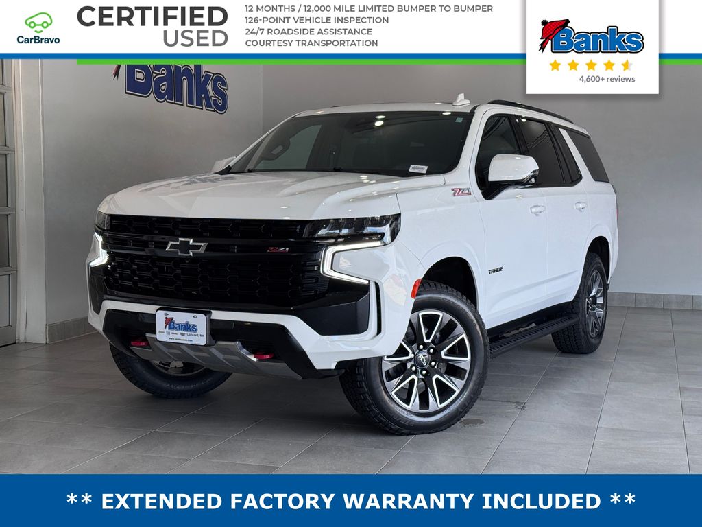 Summit White 2023 Chevrolet Tahoe SUV / Crossover Four-Wheel Drive Automatic