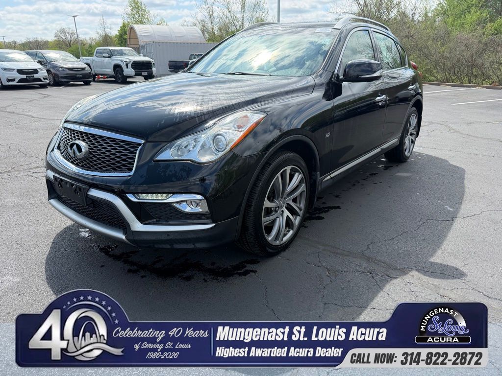 Black Obsidian 2017 INFINITI QX50 AWD SUV / Crossover All-Wheel Drive 7-Speed Automatic