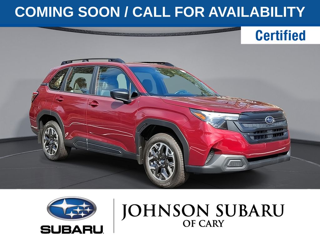 Crimson Red Pearl 2026 Subaru Forester SUV / Crossover All-Wheel Drive Continuously Variable Transmission