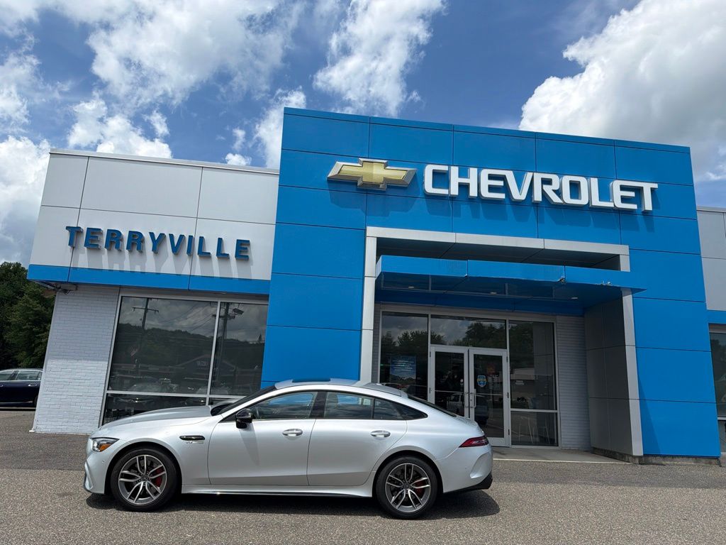 Iridium Silver Metallic 2020 Mercedes-Benz AMG GT Sedan All-Wheel Drive 9-Speed Automatic