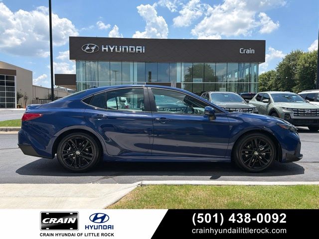 Blue 2025 Toyota Camry Sedan Front-Wheel Drive Continuously Variable Transmission