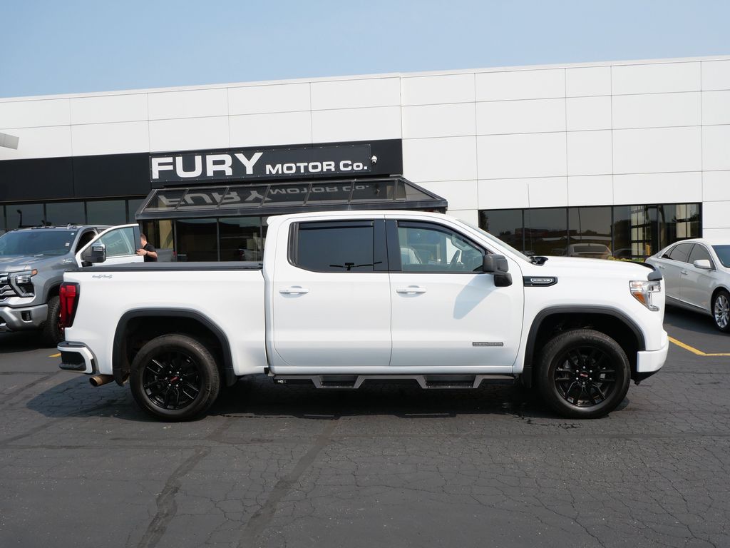 White 2019 GMC Sierra 1500 Pickup Truck Four-Wheel Drive 8-Speed Automatic