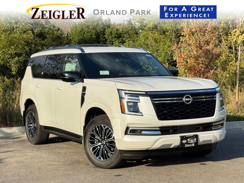 Aspen White Tricoat 2026 Nissan Armada SUV / Crossover Four-Wheel Drive 9-Speed Automatic