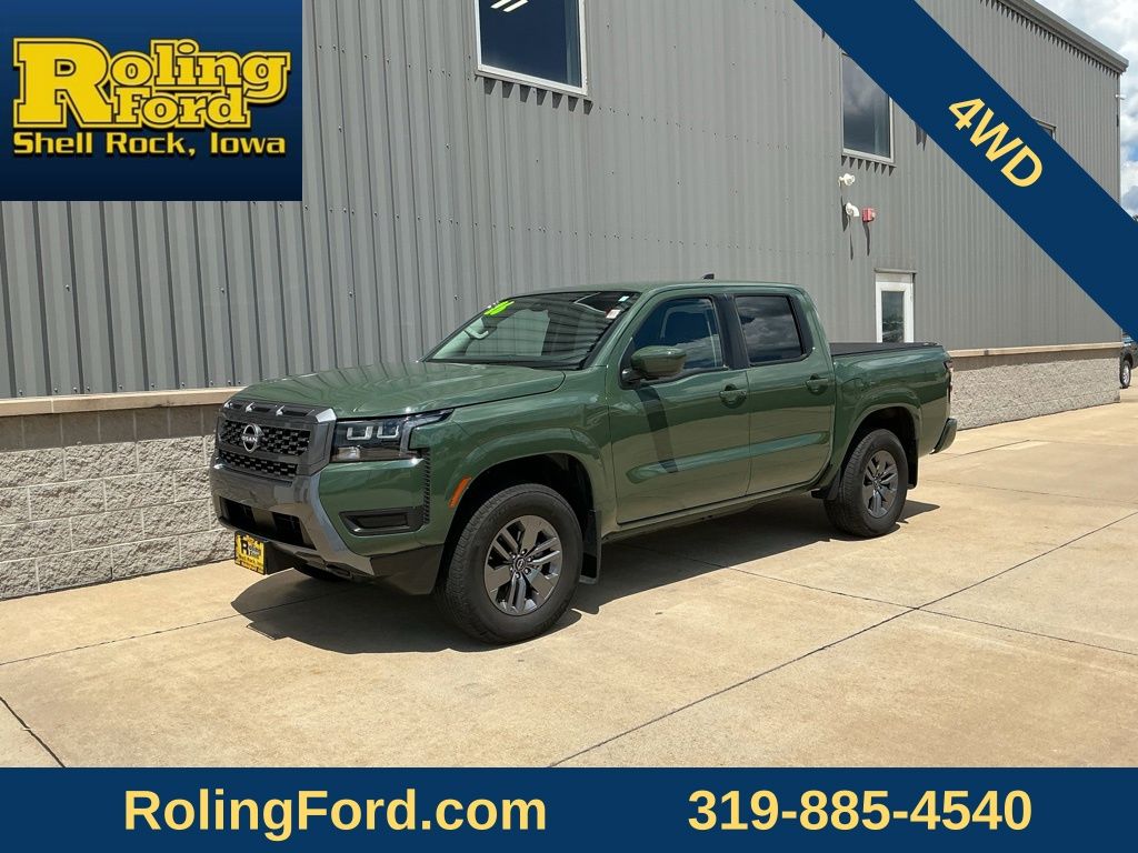 Tactical Green Metallic 2026 Nissan Frontier Pickup Truck Four-Wheel Drive 9-Speed Automatic Overdrive