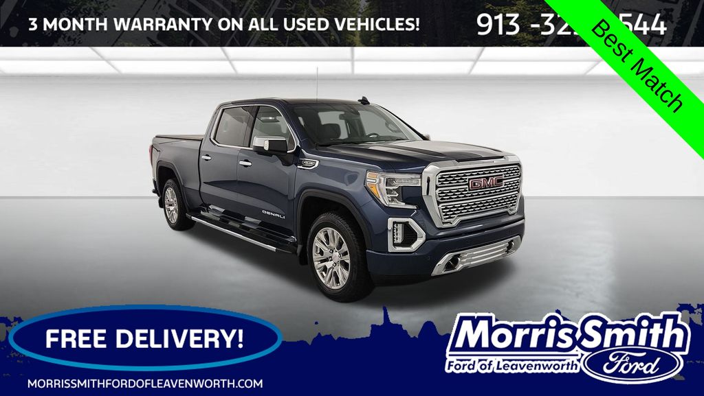 Pacific Blue Metallic 2021 GMC Sierra 1500 Pickup Truck Four-Wheel Drive Automatic