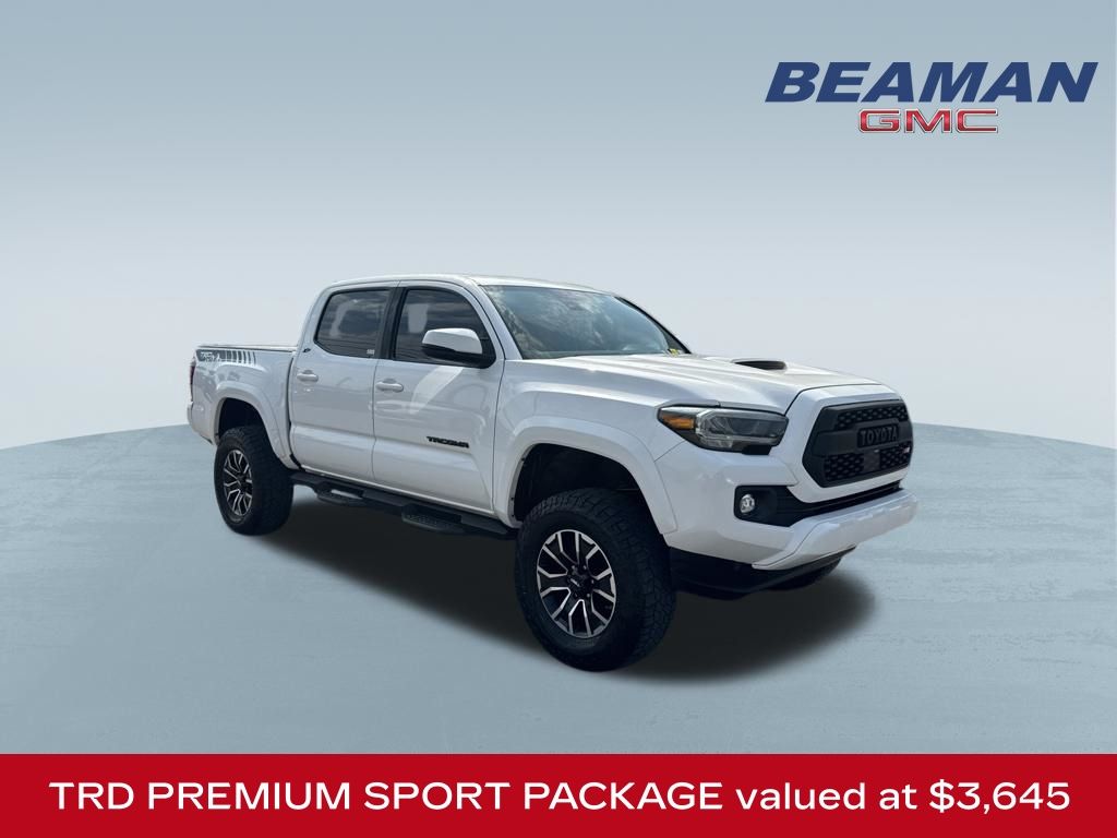 Super White 2020 Toyota Tacoma Pickup Truck Four-Wheel Drive 6-Speed Manual