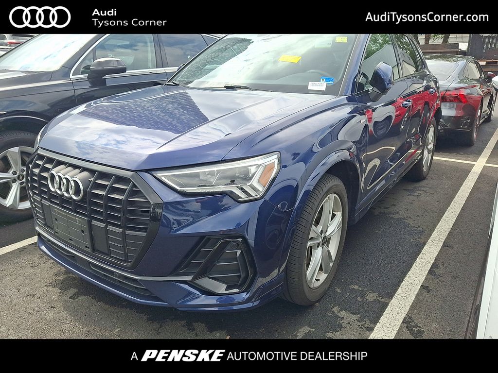 Mythos Black Metallic 2023 Audi Q3 SUV / Crossover All-Wheel Drive 8-Speed Automatic
