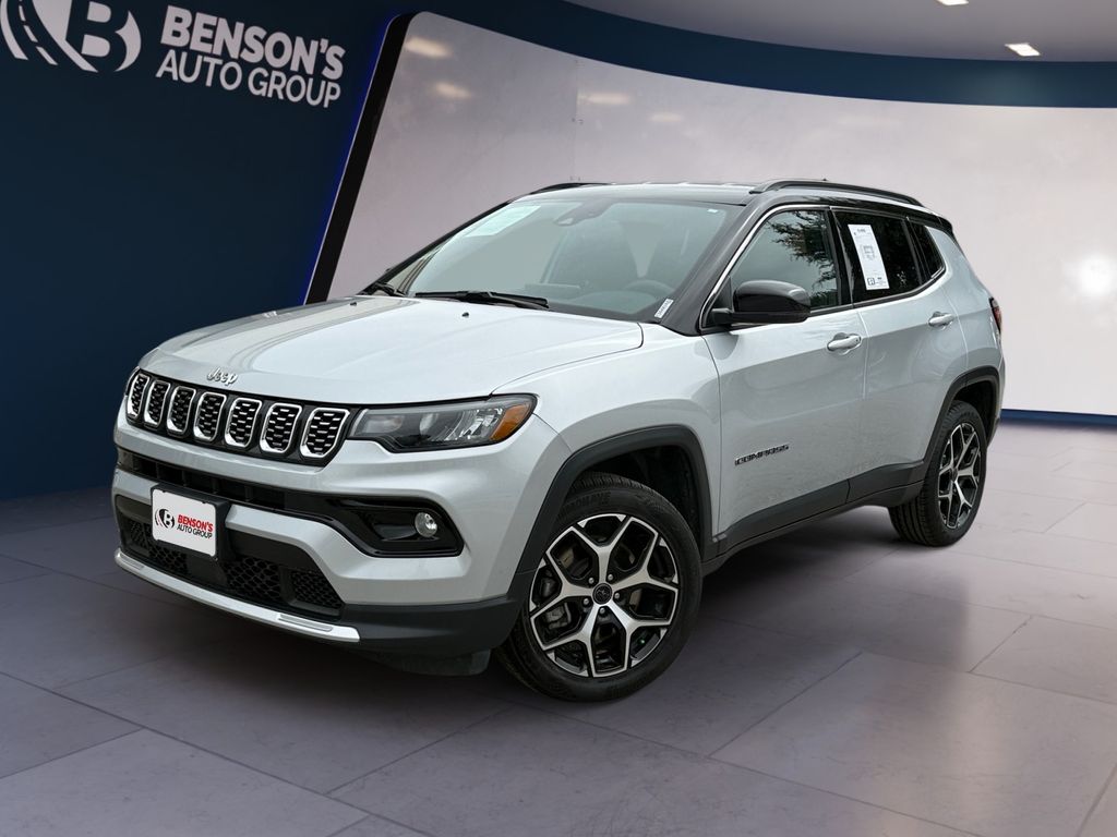 Silver Zynith Metallic Clearcoat 2025 Jeep Compass Limited 4WD SUV / Crossover Four-Wheel Drive 8-Speed Automatic