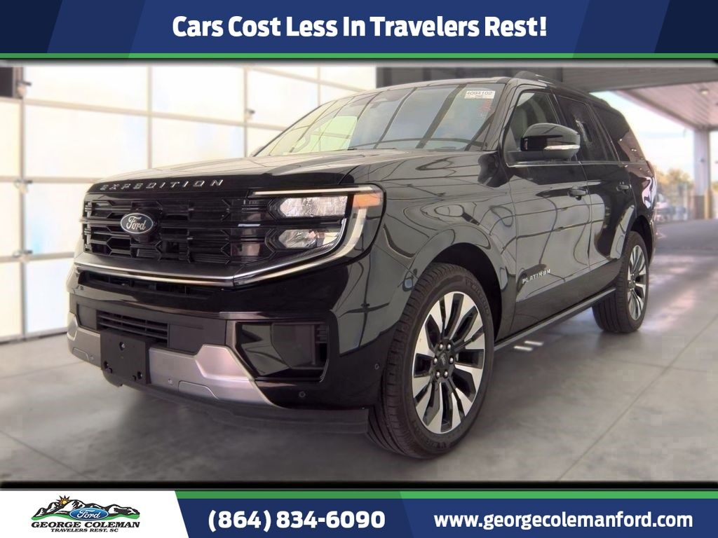 Black Metallic 2025 Ford Expedition SUV / Crossover Four-Wheel Drive Automatic