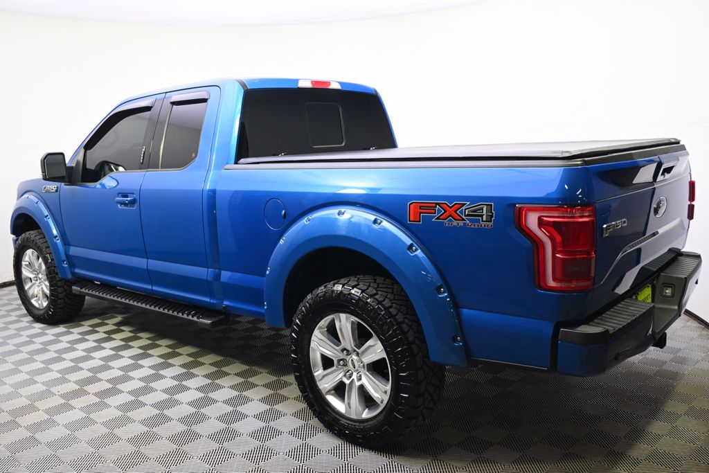Used 2015 Blue Ford Lariat image 3