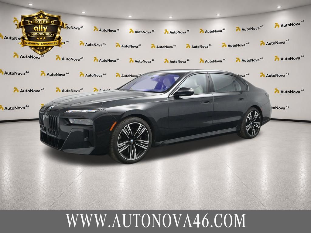 Black Sapphire Metallic 2023 BMW i7 Sedan All-Wheel Drive Automatic