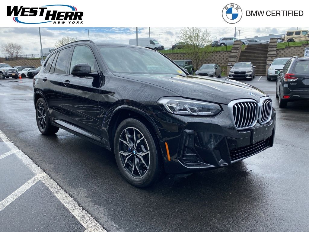 Black Sapphire Metallic 2022 BMW X3 xDrive30i AWD SUV / Crossover All-Wheel Drive 8-Speed Automatic