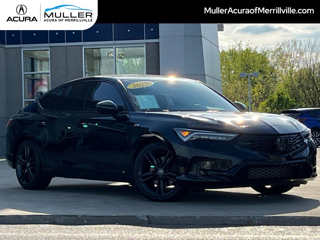 Majestic Black Pearl 2025 Acura Integra FWD with A-SPEC Package Sedan Front-Wheel Drive Continuously Variable Transmission