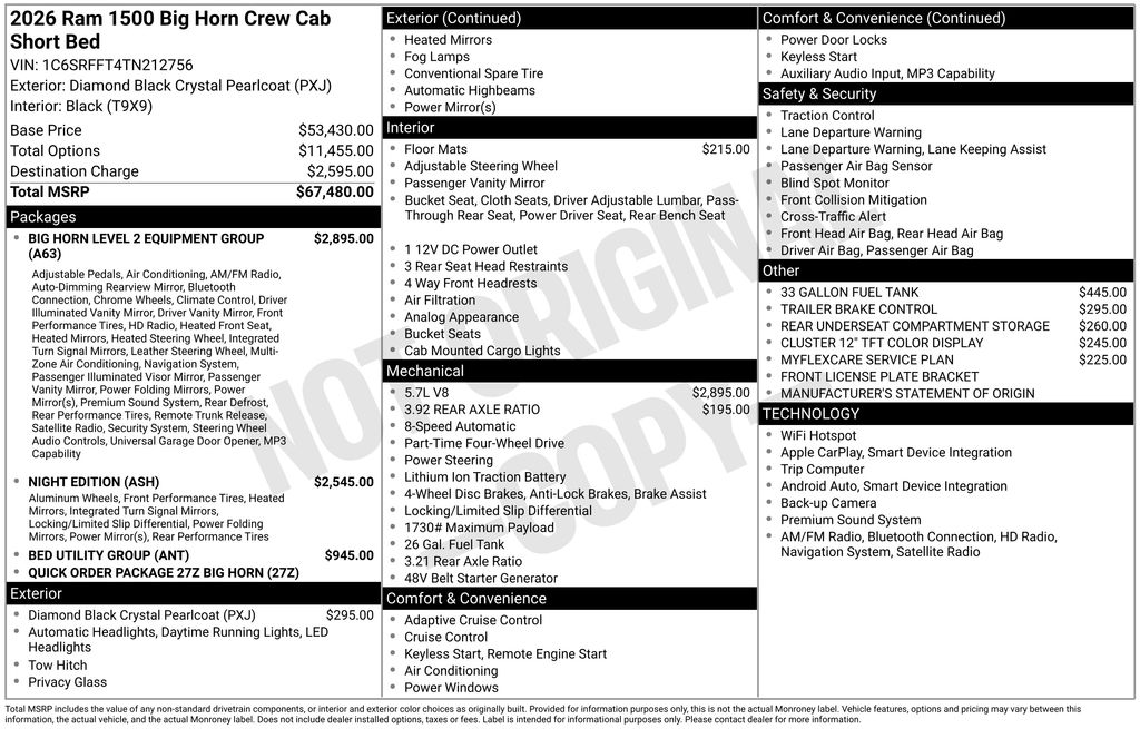 2026 Ram 1500