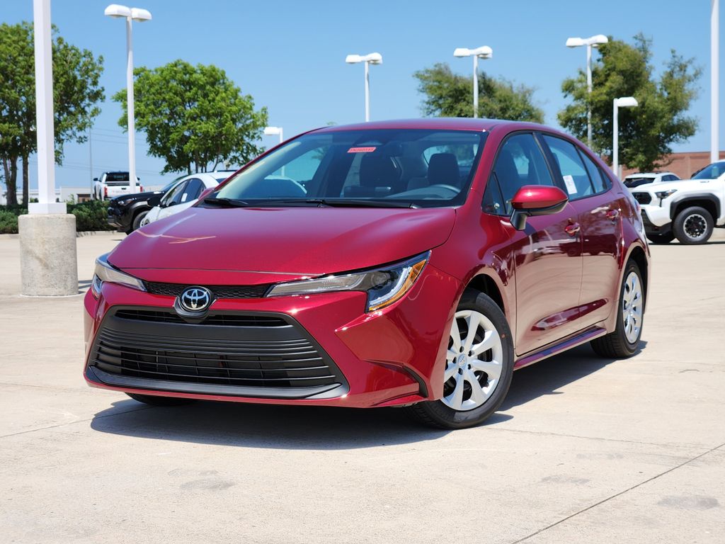 Pearl 2026 Toyota Corolla LE FWD Sedan Front-Wheel Drive Continuously Variable Transmission