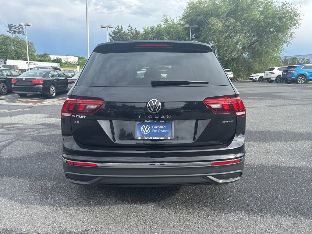 2022 Volkswagen Tiguan 2.0T SE Black at Sutliff Volkswagen