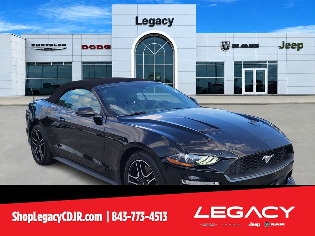 Shadow Black 2020 Ford Mustang Convertible Rear-Wheel Drive Automatic
