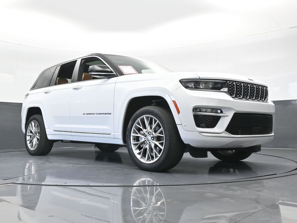 Used 2022 Bright White Clearcoat Jeep Summit image 74
