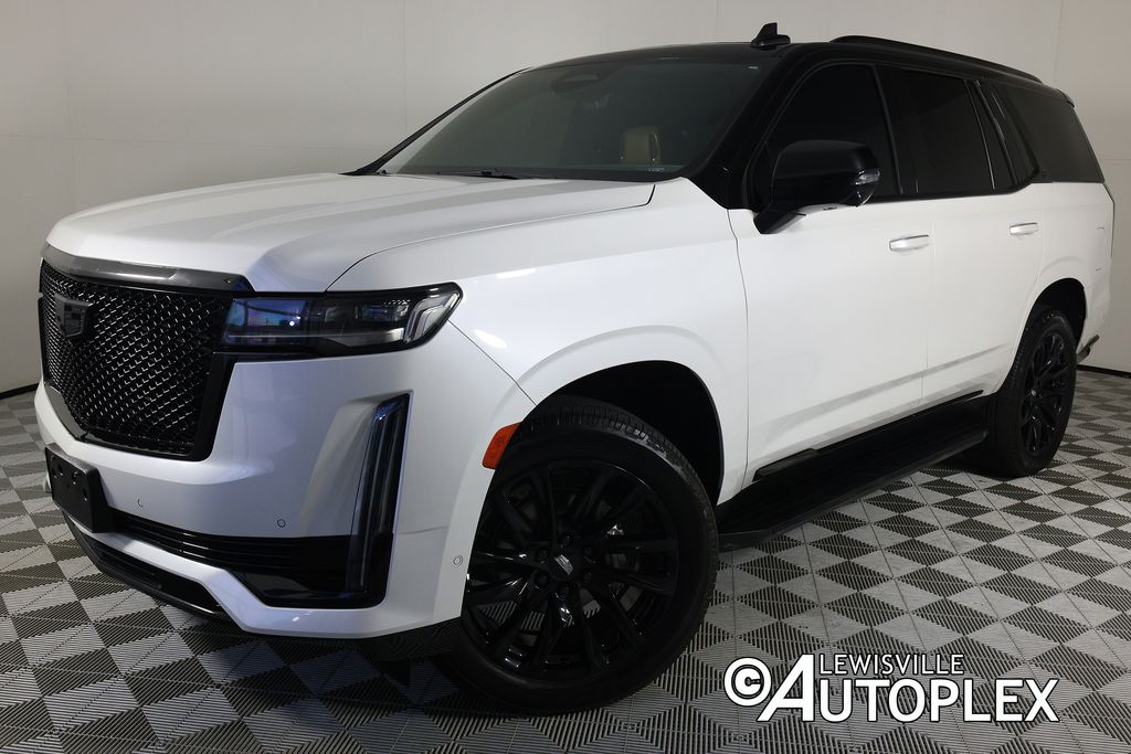 Crystal White Tricoat 2021 Cadillac Escalade SUV / Crossover Four-Wheel Drive 