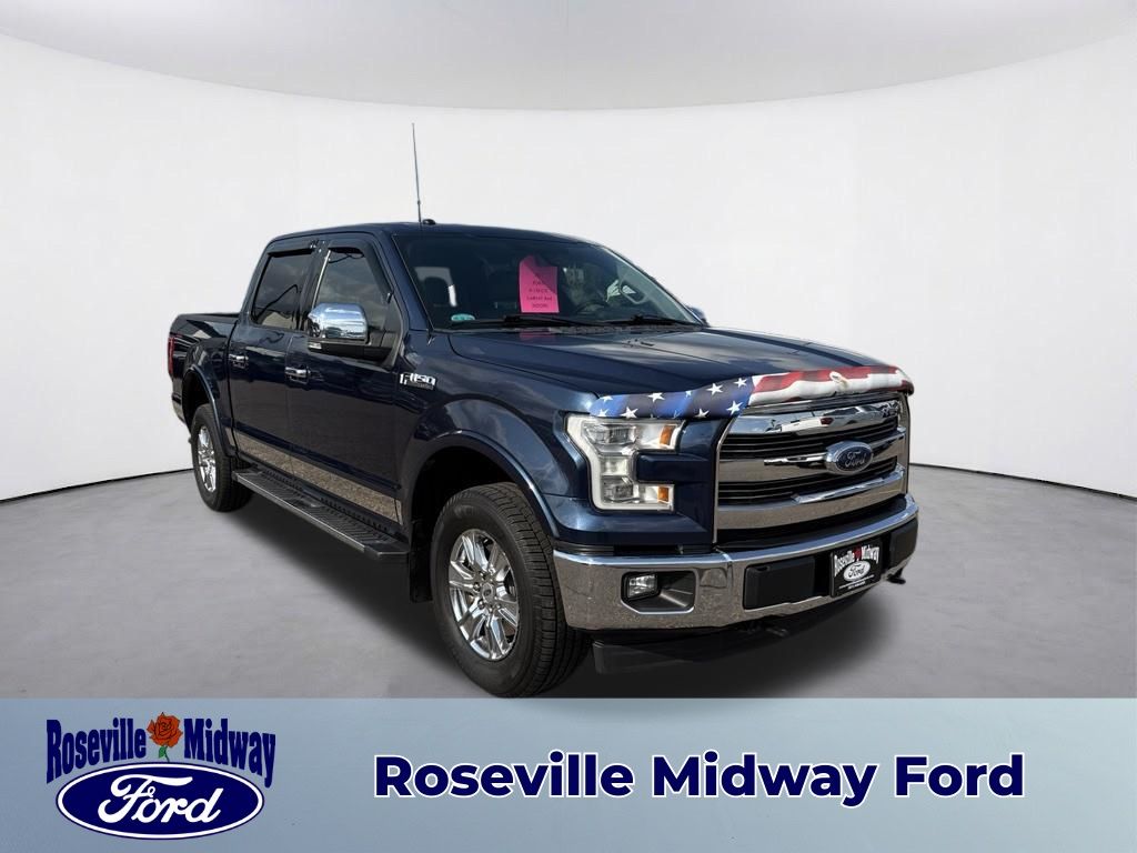 Blue Jeans Metallic 2017 Ford F-150 Pickup Truck Four-Wheel Drive 6-Speed Automatic