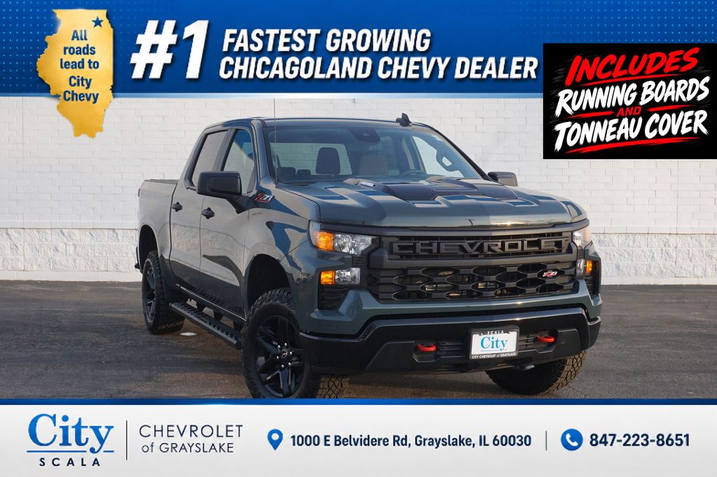 Cypress Gray 2026 Chevrolet Silverado 1500 Pickup Truck Four-Wheel Drive 8-Speed Automatic