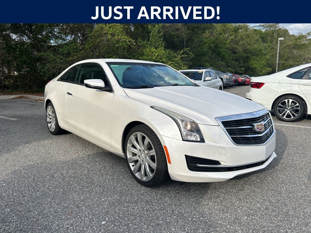 Crystal White Tricoat 2019 Cadillac ATS Coupe 2.0T RWD Coupe Rear-Wheel Drive 8-Speed Automatic