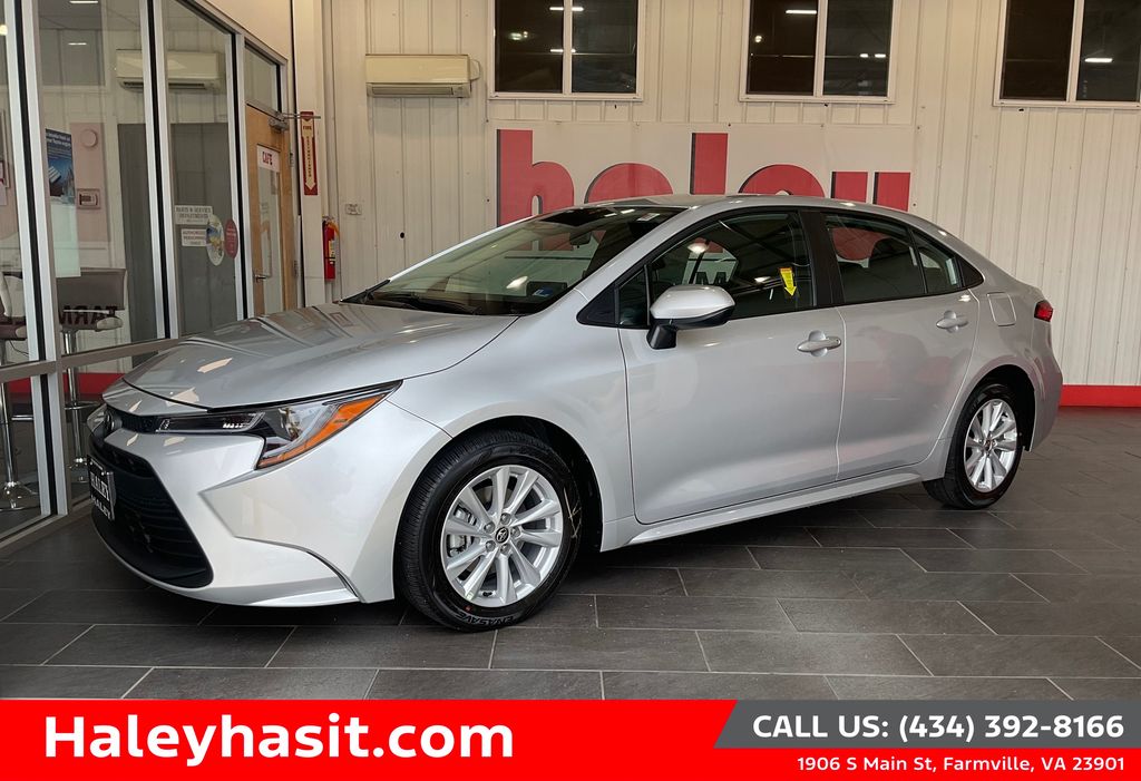 Classic Silver Metallic 2026 Toyota Corolla LE FWD Sedan Front-Wheel Drive Continuously Variable Transmission