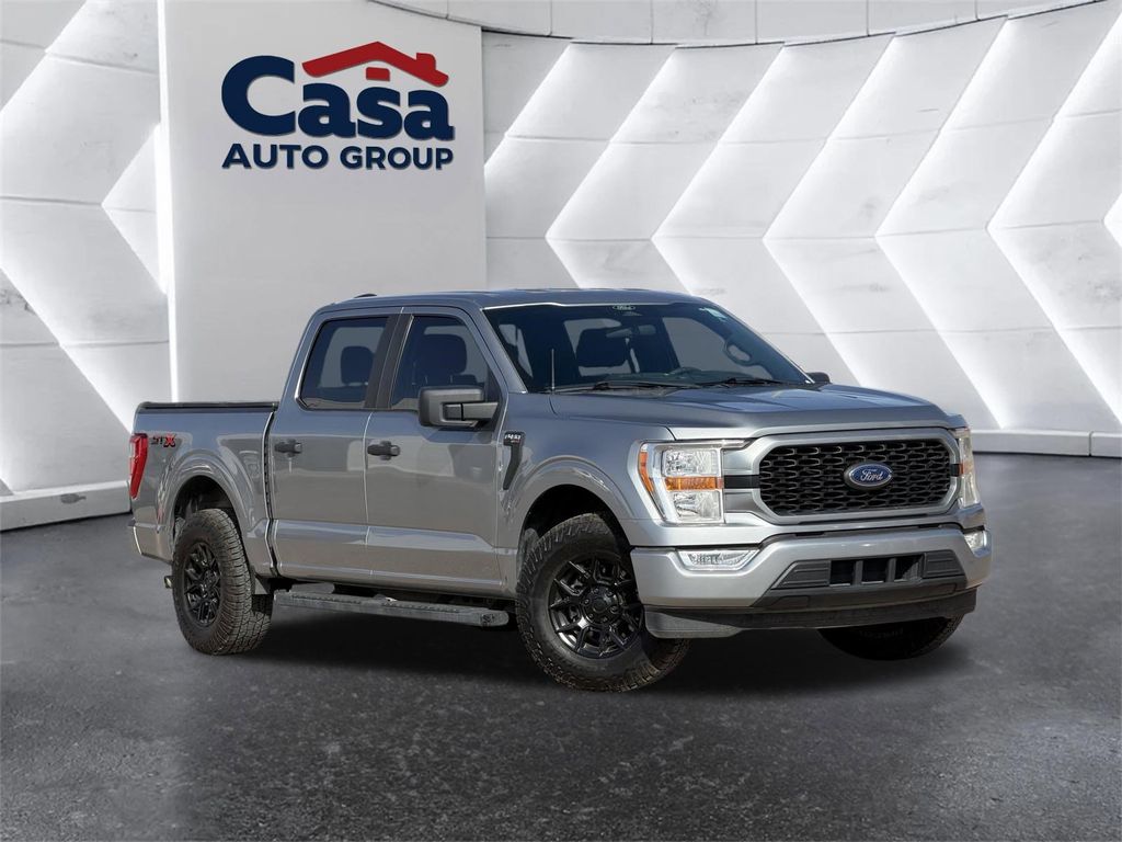 Iconic Silver Metallic 2022 Ford F-150 XL SuperCrew RWD Pickup Truck 4X2 Automatic